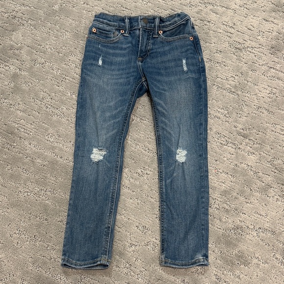 GAP Kids Blue Distressed Jeans - Picture 1 of 2